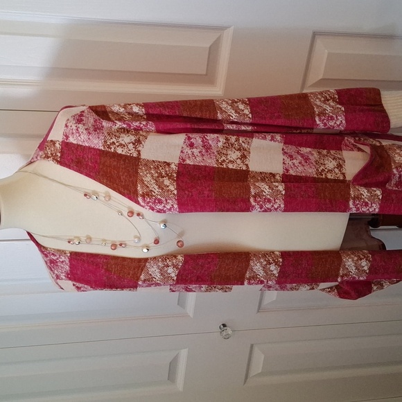 Maurices Sweaters - Plaid Open-Front Cardigan Sweater